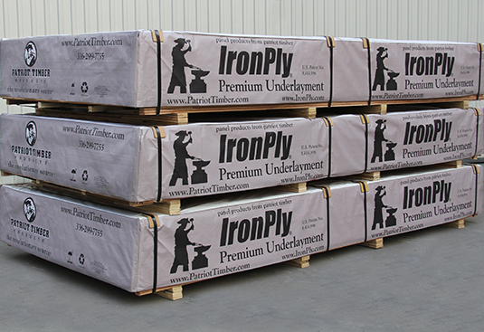 IronPly ® Premium Underlayment Crates