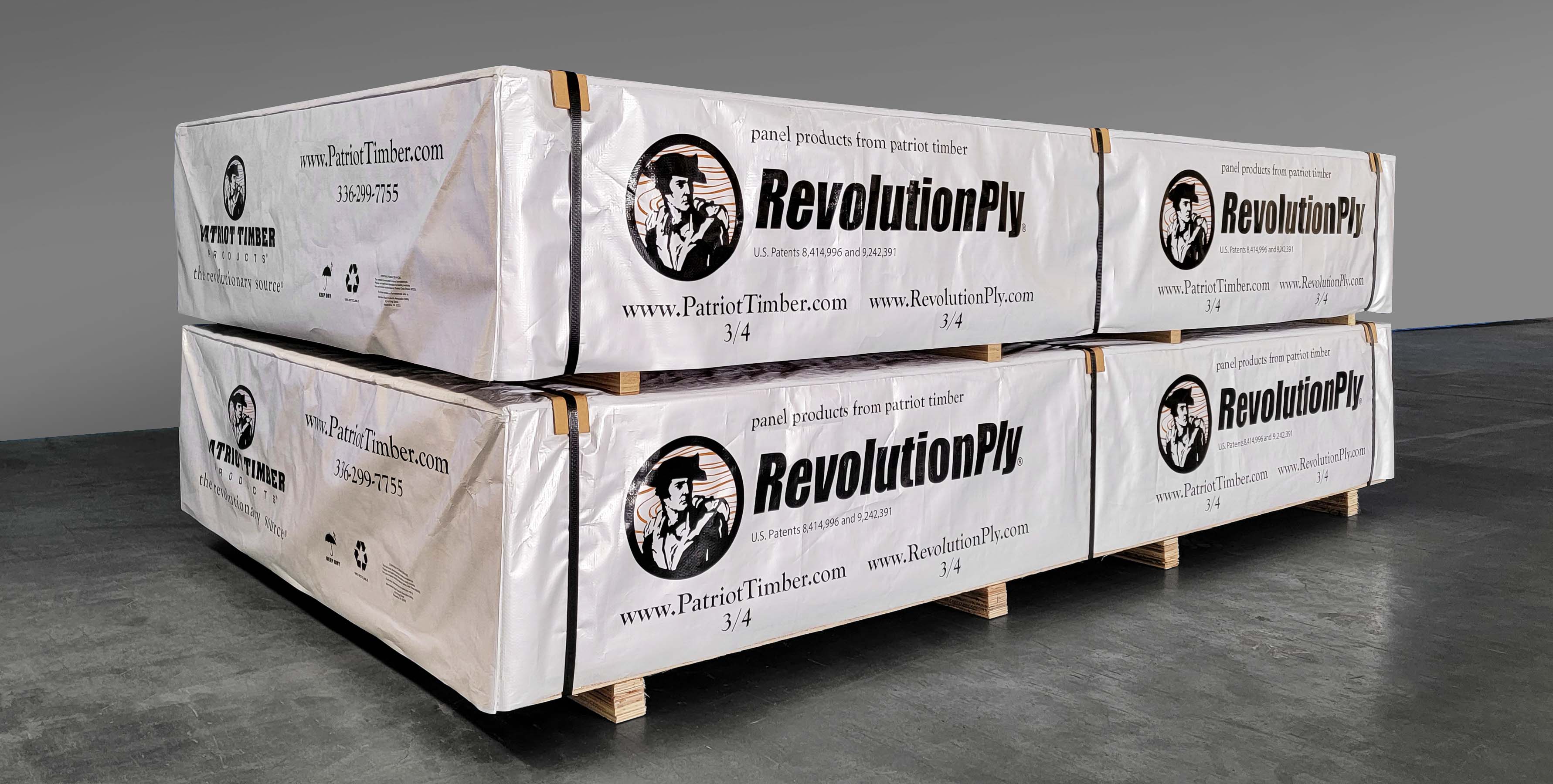 RevolutionPly ® 12 mm & 18 mm Packaging